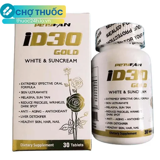 Petyfan iD30 Gold White & Suncream