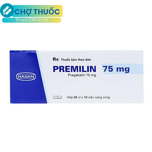 Premilin 75mg (Hộp 30 viên)