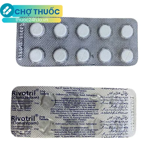 Rivotril (1 vỉ 10 viên)