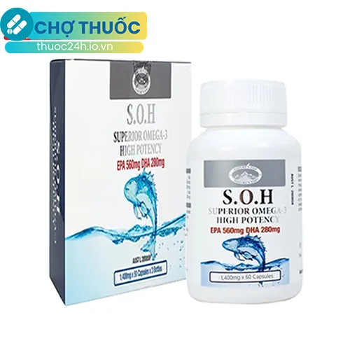 S.O.H Superior Omega - 3 High Potency