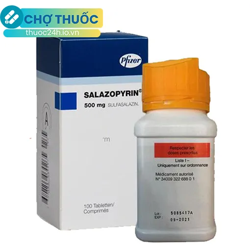 Salazopyrin 500mg (lọ)