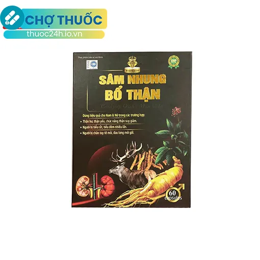 Sâm Nhung Bổ Thận Cordycep Oyster Max Gold