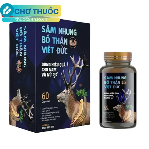 Sâm Nhung Bổ Thận Việt Đức