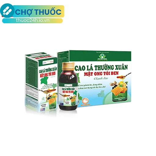 Siro ho Cao Lá Thường Xuân Mật Ong Tỏi Đen Santex