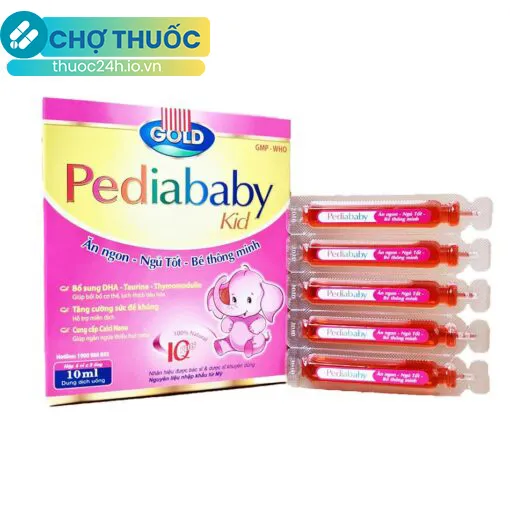 Siro Pediababy Kid Gold Ăn ngon-Ngủ tốt
