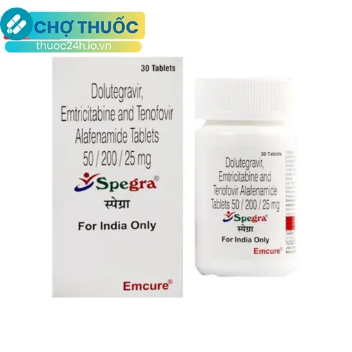 Spegra 50mg/200mg/25mg Emcure