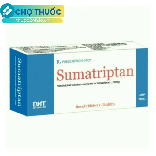 Sumatriptan 50mg Dược Hà Tây