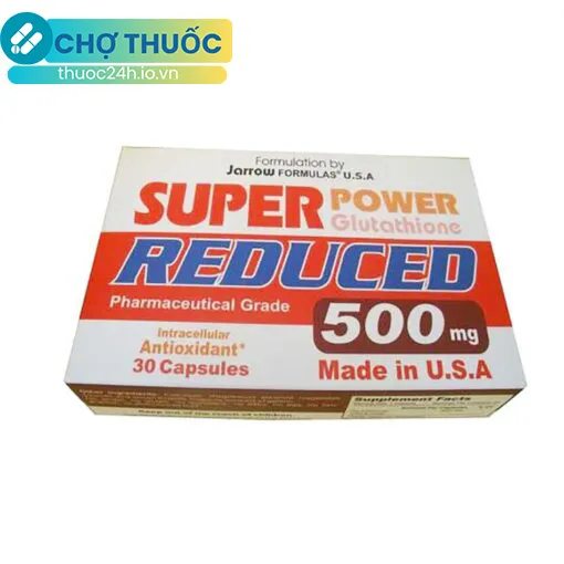 Super Power Glutathionex Reduced 500mg (vỉ)