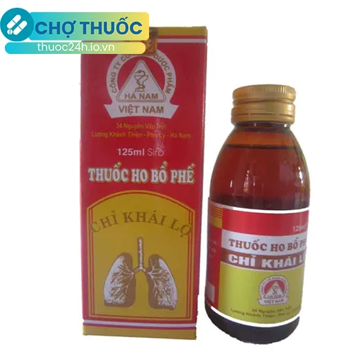 Thuốc Ho Bổ Phế Chỉ Khái Lộ Hà Nam 125ml
