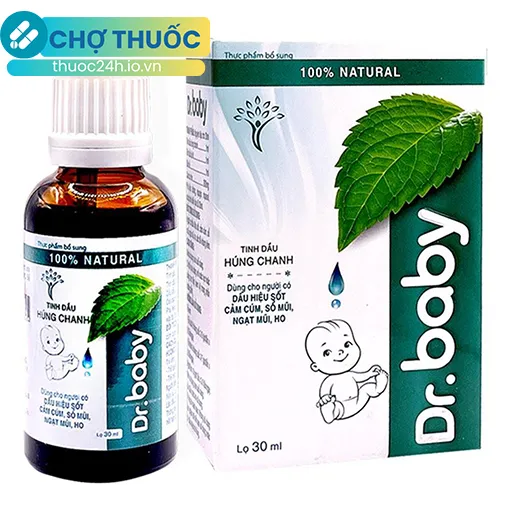 Tinh dầu húng chanh Dr.Baby