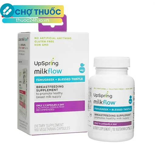 Upspring Milkflow Fenugreek + Blessed Thistle