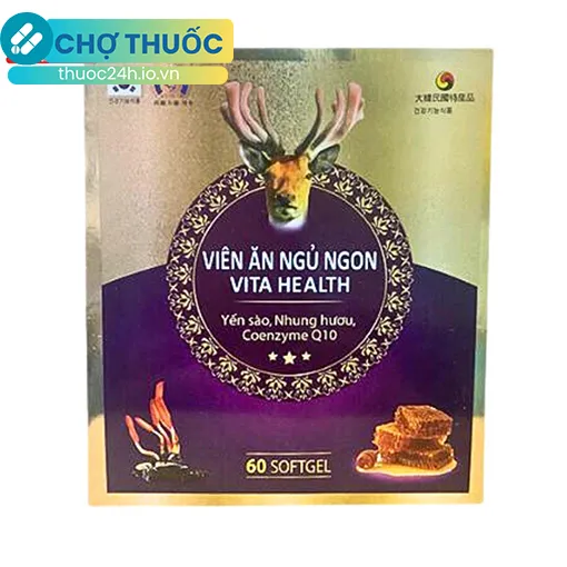 Viên ăn ngủ ngon Vita Health (tím)