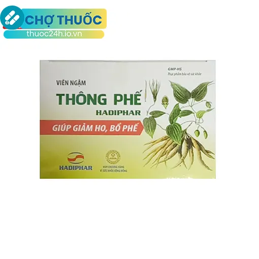 Viên Ngậm Thông Phế Hadiphar