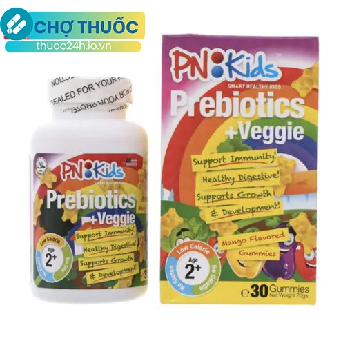 Viên Nhai PN Kids Prebiotics Veggie