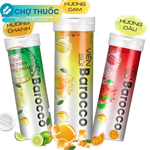 Viên sủi Barocco (tuýp 20 viên)