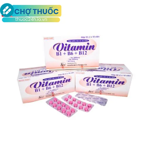 Vitamin B1 + B6 + B12 Khapharco