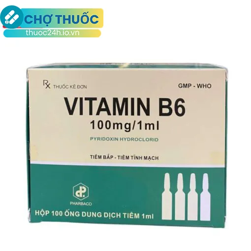 Vitamin B6 100mg/1ml Pharbaco
