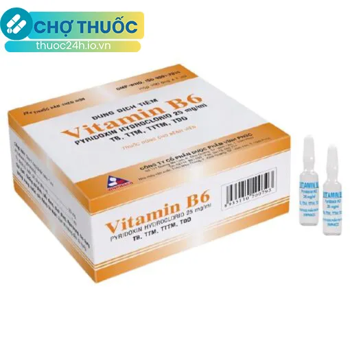 Vitamin B6 25mg Vinphaco