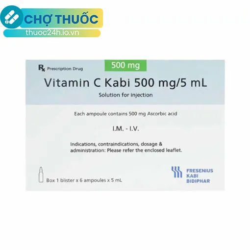 Vitamin C Kabi 500mg/5ml