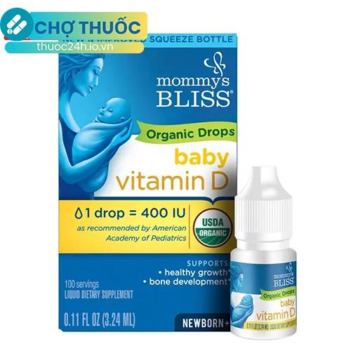 Vitamin D3 Mommy's Bliss Organic Drops