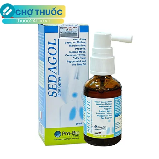 Xịt họng Sedagol Oral Spray Pro-Bio